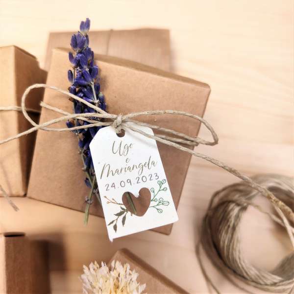 sacchetto portaconfetti matrimonio ecofriendly ecofattoart